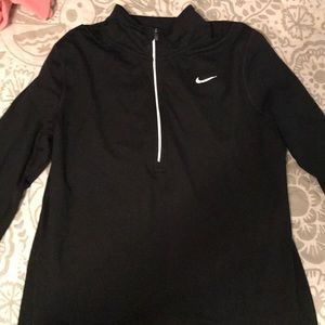 Nike drifit 3/4 zip pullover